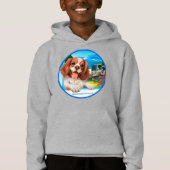Leuke Puppy Kinder Premium Sweatshirt (Voorkant)