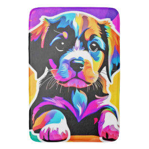 Leuke Puppy Kunst Badmat
