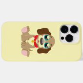 Leuke puppy met mooie ogen Case-Mate iPhone case (Achterkant (horizontaal))