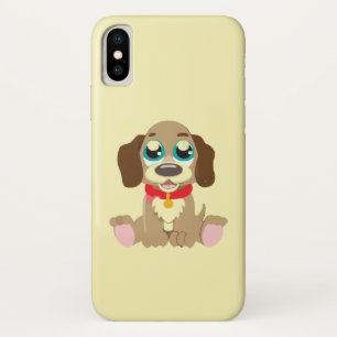 Leuke puppy met mooie ogen iPhone x hoesje