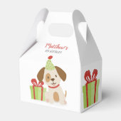 Leuke Puppy Verjaardag Bedankdoosjes (Achterkant)