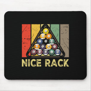 Leuke Rack Funny Biljart Speler Pool Bill Muismat