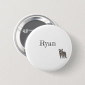 Leuke Racoon Button (Voorkant /achterkant)