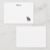 Leuke Racoon Note Kaart Notitiekaartje (Voorkant / Achterkant)