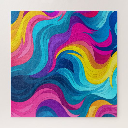 Leuke Rainbow Design Puzzel (Horizontaal)