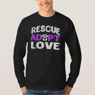 Leuke redding Adopteer liefde nieuwigheid grappig T-shirt