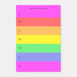 Leuke Regenboog Custom Planner Gekleurd Post-it® Notes