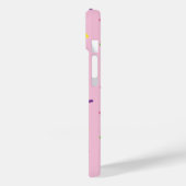 Leuke Regenboog Sprinkles op Roze iPhone / iPad ca Case-Mate iPhone Case (Achterkant / Links)