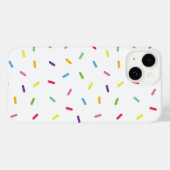 Leuke Regenboog Sprinkles op Witte iPhone / iPad c Case-Mate iPhone Case (Achterkant (horizontaal))