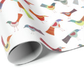 Leuke regenboogvogel cadeaupapier (Rol Hoek)