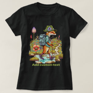 Leuke Reiziger Fox Wildflower, Fox Lovers T-shirt