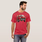 Leuke retro auto t-shirt (Voorkant volledig)