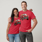 Leuke retro auto t-shirt (Unisex)