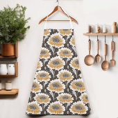 Leuke retro bloemenvrouwen schort