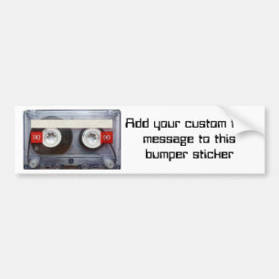 Leuke Retro Cassettereband Bumpersticker