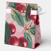 Leuke Retro 'Cherry Pop' Roze Bedankdoosjes (Achterkant)