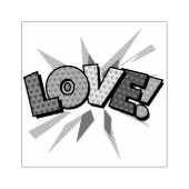 LEUKE Retro Comic Book Pop Art Rubberstempel (Afrduk)