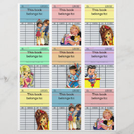 Leuke retro Dit boek is van Labels