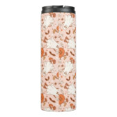 Leuke Retro Ghost & Jack-O-Lantern Patroon Thermosbeker (Achterkant)