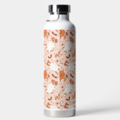 Leuke Retro Ghost & Jack-O-Lantern Patroon Waterfles (Rechts)