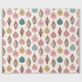 Leuke Retro Groovy Cadeaupapier (Vlak)