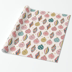 Leuke Retro Groovy Cadeaupapier