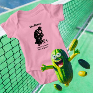 Leuke retro het Dinker Pickleball T-shirt