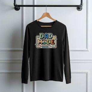 Leuke Retro Level Up Dad Gamer Speler Stats & Foto Tri-Blend Shirt