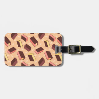 Leuke Retro Napolitaanse Ice Cream Sandwich Bagagelabel