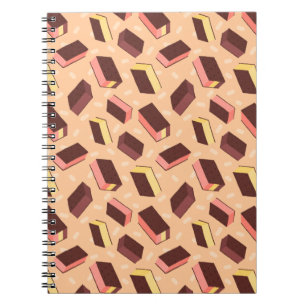 Leuke Retro Napolitaanse Ice Cream Sandwich patroo Notitieboek