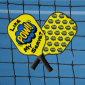 Leuke Retro Pop Art Pickleball Paddle