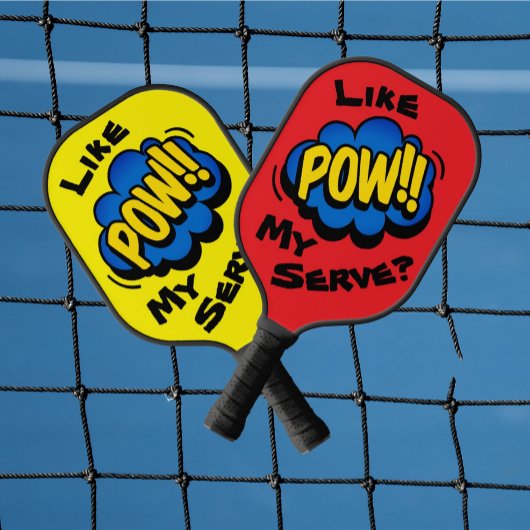 Leuke Retro Pop Art Pickleball Paddle
