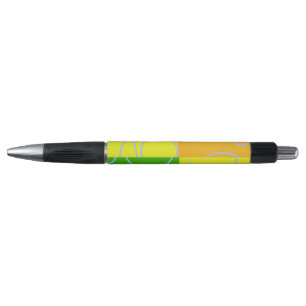 Leuke retro quad cirkels lussen geel groen pen