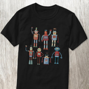 Leuke retro robot t-shirt
