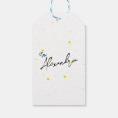 Leuke Retro Secret Santa Peppermint Snoep Swirl Cadeaulabel (Achterkant)