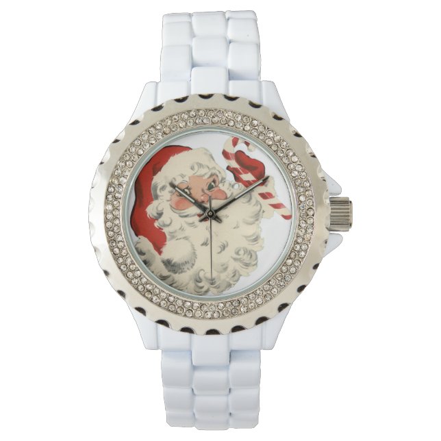 Leuke Retro  Sinterklaas Kerstmis Horloge (Voorkant)