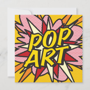 Leuke Retro Stripboek POP ART Kaart