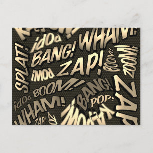 Leuke Retro Stripboek Pop Art Vintage Briefkaart