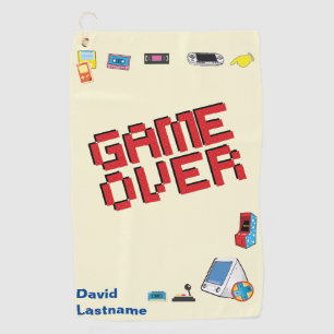 Leuke Retro Video Gamer 🎮 Nerd Golfhanddoek
