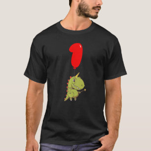 Leuke Rex Fairy 1e Verjaardag Kinder Balloon Party T-shirt