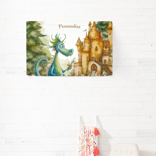 Leuke ridder drakenburcht verjaardagsfeestje Kinde Spandoek (Insitu)