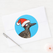 Leuke Roadrunner Sinterklaas Ronde Sticker (Envelop)