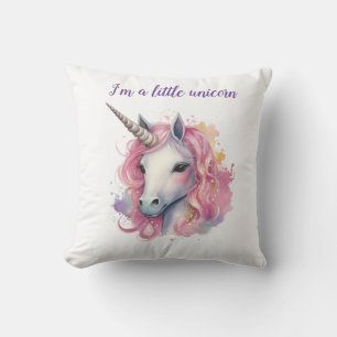 Leuke roze eenhoorn kussen