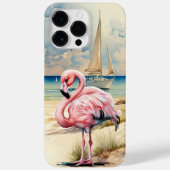 Leuke roze flamingo liefhebbers Case-Mate iPhone case (Achterkant)