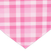 Leuke Roze Plaid Patroon Kleine Tafelloper (Hoek)