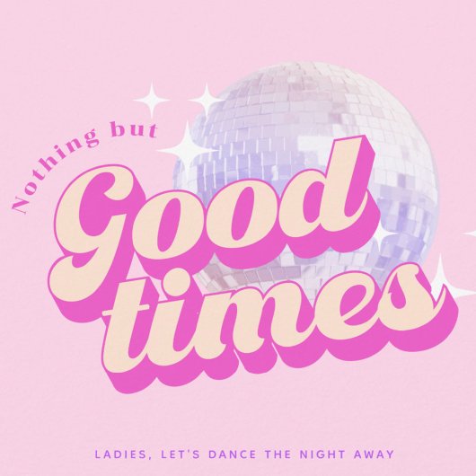 Leuke Roze Verjaardags Uitnodiging Groovy Birthday