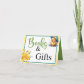 Leuke Rubber Duck Baby Douche Boeken en Geschenken Kaart (Voorkant)