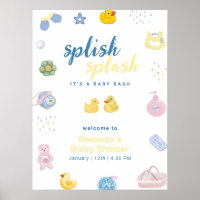 Leuke Rubberen Eend Bad Tijd Baby Shower Welkom