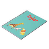 Leuke Safari Dier Thema Notitieboek (Linkerzijde)