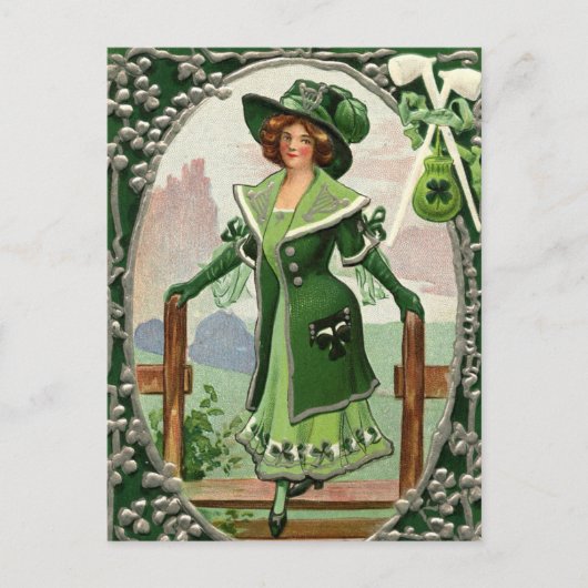 Leuke Saint Patrick's Day Holiday briefkaart (Voorkant)